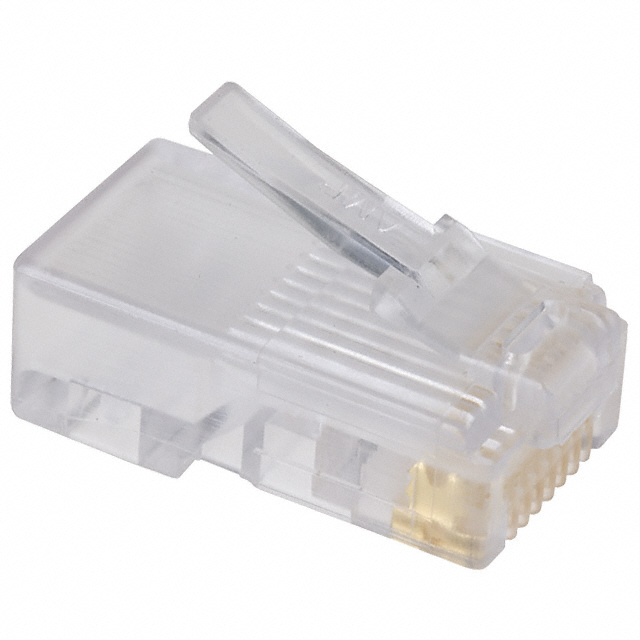 Plug Modular Connector 8p8c (RJ45, Ethernet) Position Unshielded Cat3 IDC